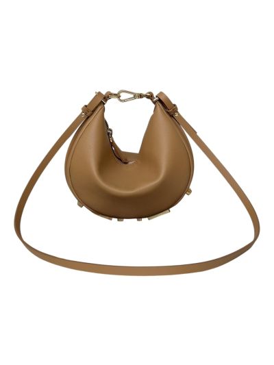 Fendi Fendigraphy Mini Shoulder Crossbody Bag Brown Leather 80155A