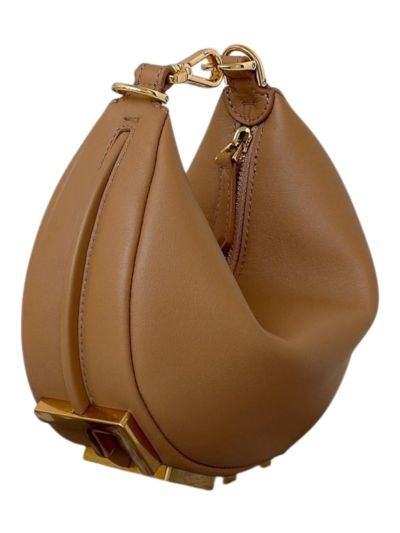 Fendi Fendigraphy Mini Shoulder Crossbody Bag Brown Leather 80155A Brown 2523666