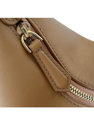 Fendi Fendigraphy Mini Shoulder Crossbody Bag Brown Leather 80155A Brown 2523666