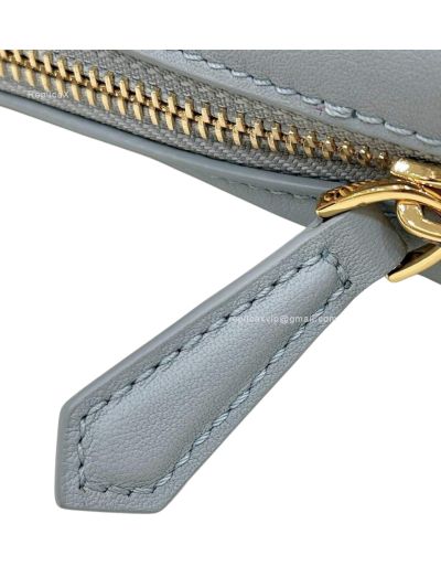 Fendi Fendigraphy Mini Shoulder Crossbody Bag Light Blue Leather 80155A Blue 2523665