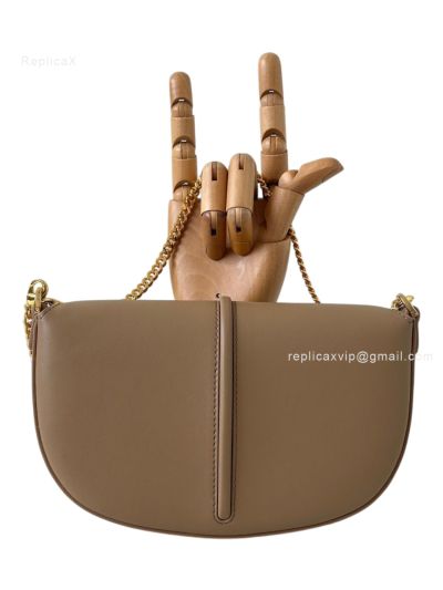 Fendi Fendigraphy Wallet on Chain Shoulder Bag Brown Leather A8687 Brown 2523510