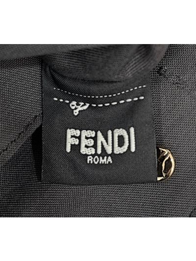 Fendi Large Boston Travel Bag Brown FF Jacquard Canvas A8665L Brown 2523765