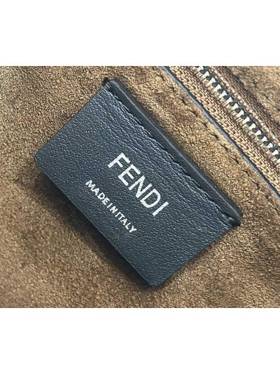 Fendi Large Simply Fendi Beige Calfskin Leather Shoulder Bag 8662AL Beige 2523760