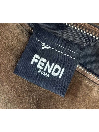 Fendi Large Simply Fendi Beige Calfskin Leather Shoulder Bag 8662AL Beige 2523760