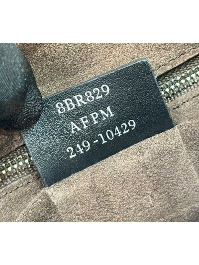 Fendi Large Simply Fendi Black Calfskin Leather Shoulder Bag 8662AL Black 2523758