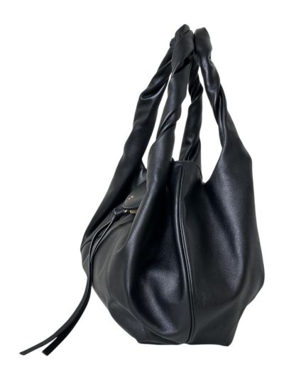 Fendi Large Spy Black Leather Tote Shoulder Bag 80888L Black 2523573