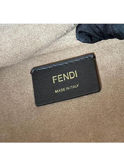 Fendi Light Brown FF Embossed Medium Sunshine Shopper Tote Bag A8597L Brown 2523576