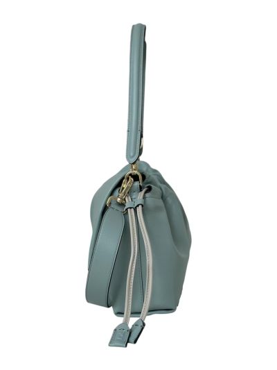 Fendi Mamma Baguette Medium Shoulder Crossbody Bag Light Blue Nappa Leather Blue 2523659