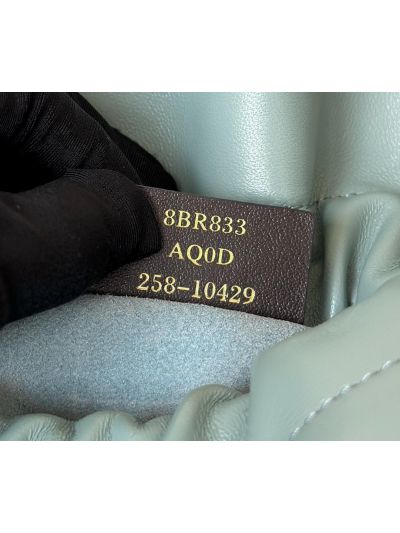 Fendi Mamma Baguette Medium Shoulder Crossbody Bag Light Blue Nappa Leather Blue 2523659