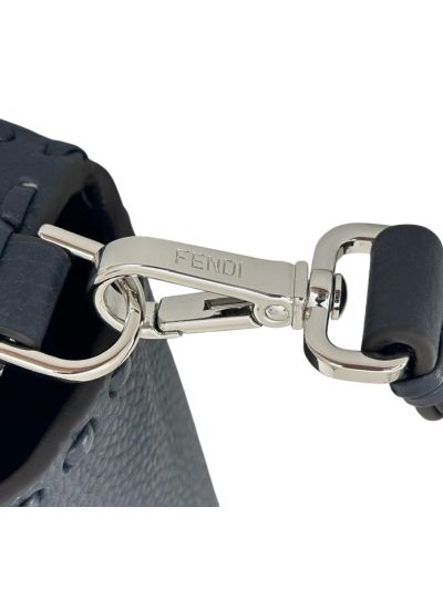 Fendi Medium Baguette Leather Shoulder Crossbody Bag Black 8610 Black 861 2523534