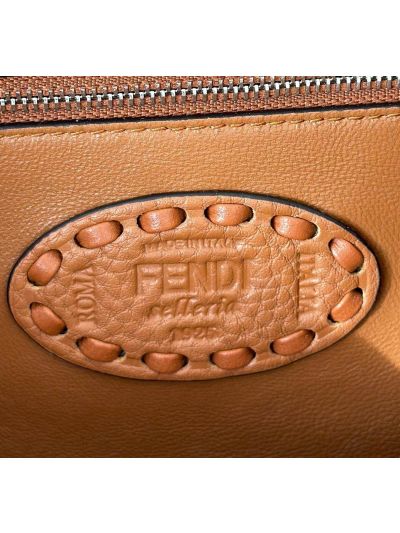 Fendi Medium Baguette Leather Shoulder Crossbody Bag Brown 8610 Brown 861 2523532