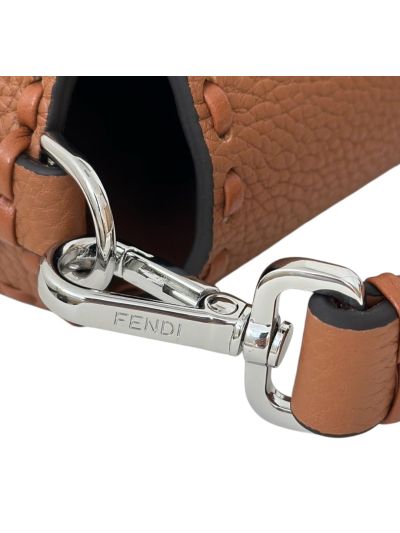 Fendi Medium Baguette Leather Shoulder Crossbody Bag Brown 8610 Brown 861 2523532