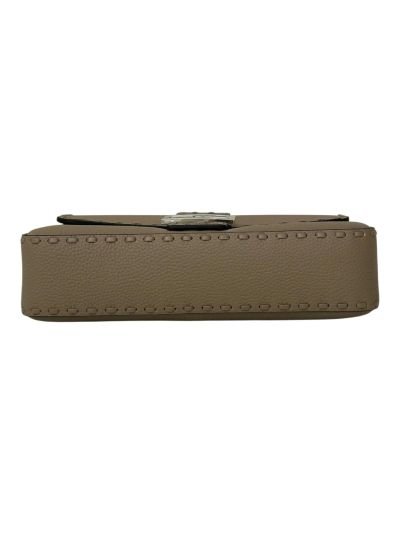 Fendi Medium Baguette Leather Shoulder Crossbody Bag Gray 8610 Gray 861 2523531