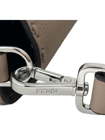 Fendi Medium Baguette Leather Shoulder Crossbody Bag Gray 8610 Gray 861 2523531