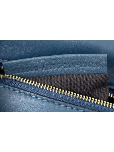 Fendi Medium Baguette Leather Shoulder Crossbody Bag Navy Blue 8610 Navy 2523530