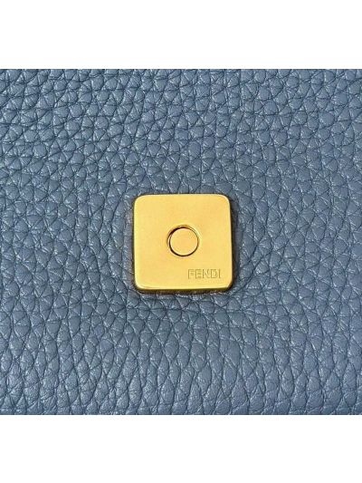 Fendi Medium Baguette Leather Shoulder Crossbody Bag Navy Blue 8610 Navy 2523530