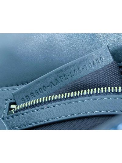 Fendi Medium Baguette Navy Blue FF Nappa Leather Shoulder Crossbody Bag 0135AM Navy 2523603