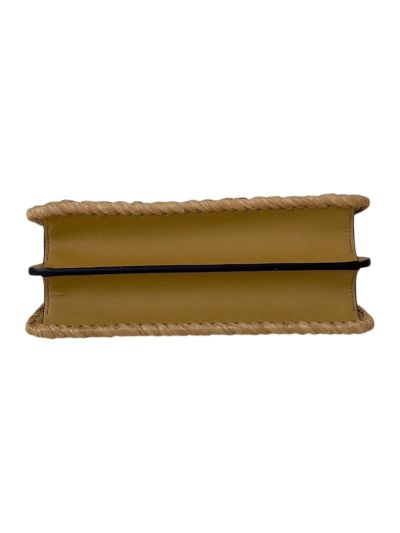 Fendi Medium Peekaboo ISeeU Petite Brown Camellia Braided Leather Bag 80138 Brown 2523737