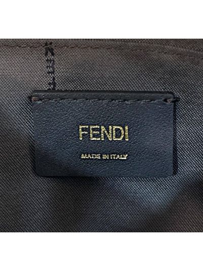 Fendi Mini Boston Travel Bag Brown FF Jacquard Canvas A8665s Brown 2523766