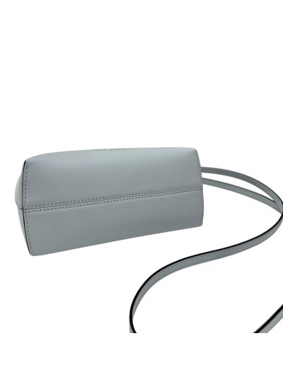 Fendi Mini By The Way Small Boston Bag Light Blue Leather A8570 Blue 2523799