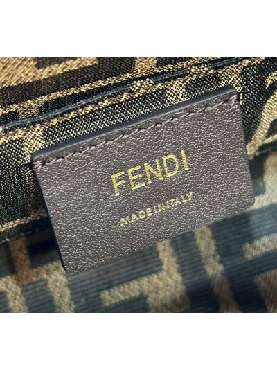 Fendi Mini By The Way Small Boston Bag Light Blue Leather A8570 Blue 2523799