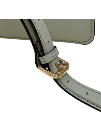 Fendi Peekaboo ISeeU Leather Tote Shoulder Bag Green 80011A Green 800 2523775