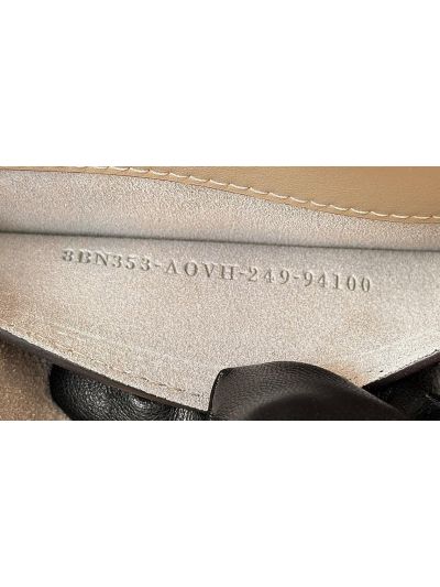 Fendi Peekaboo Small Soft Beige Leather Shoulder Crossbody Bag A80175 Beige 2523617