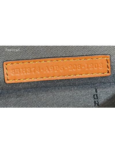 Fendi Peekaboo X Lite Zucchino Canvas King FF Top Handle Tote Bag Blue 8265A Blue 826 2523796