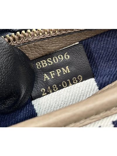 Fendi Roll Mini Navy Blue White FF Jacquard Shopping Tote Shoulder Bag 8655A Navy 2523774