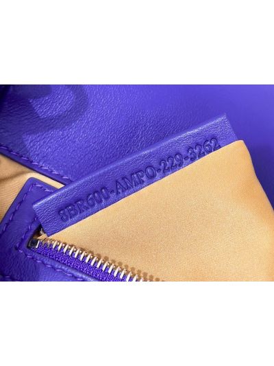 Fendi Sequins Baguette Medium Flap Shoulder Crossbody Bag Blue 8601AL Blue 860 2523555