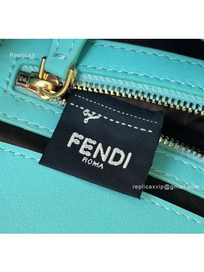 Fendi Sequins Baguette Medium Flap Shoulder Crossbody Bag Light Blue 8601AL Blue 860 2523554