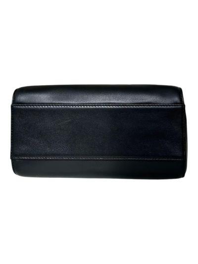 Fendi Small Peekaboo Black Leather Tote Shoulder Bag A8383 Black 2523632