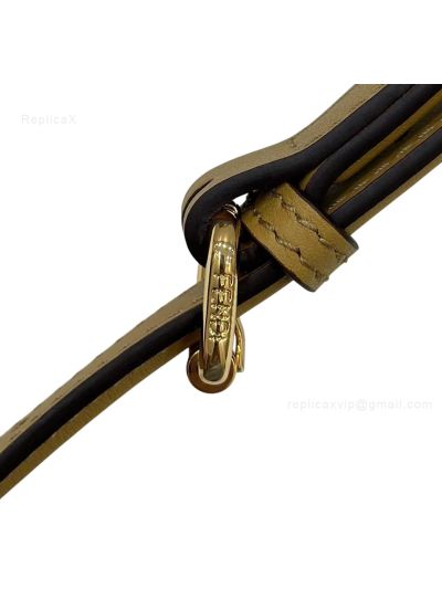 Fendi Small Peekaboo ISeeU Petite Brown Camellia Braided Leather Bag 80169s Brown 2523764