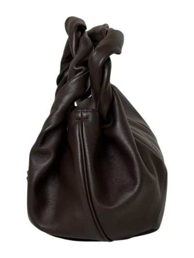 Fendi Small Spy Dark Brown Leather Tote Shoulder Bag 80888s Brown 2523575