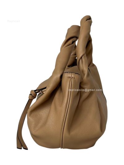 Fendi Small Spy Light Beige Leather Tote Shoulder Bag 80888s Beige 2523562