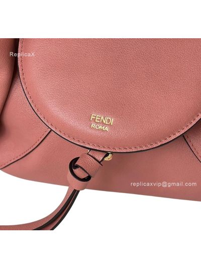 Fendi Small Spy Pink Leather Tote Shoulder Bag 80888s Pink 2523574