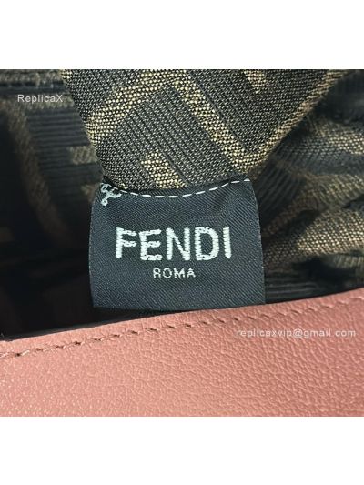 Fendi Small Spy Pink Leather Tote Shoulder Bag 80888s Pink 2523574