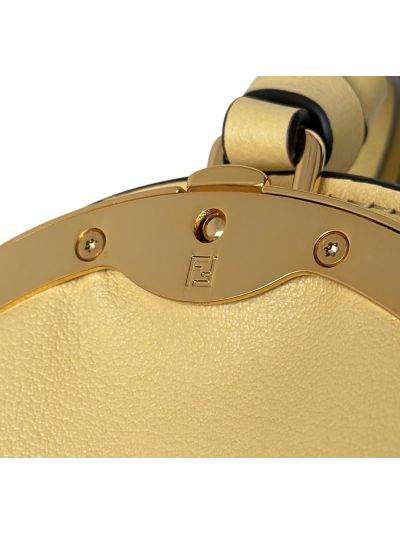 Fendi Small Spy Yellow Leather Tote Shoulder Bag 80888s Yellow 2523528