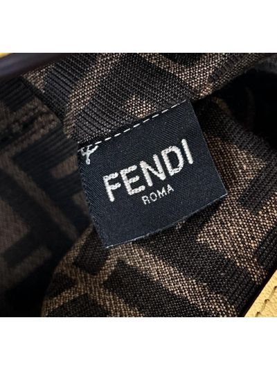 Fendi Small Spy Yellow Leather Tote Shoulder Bag 80888s Yellow 2523528