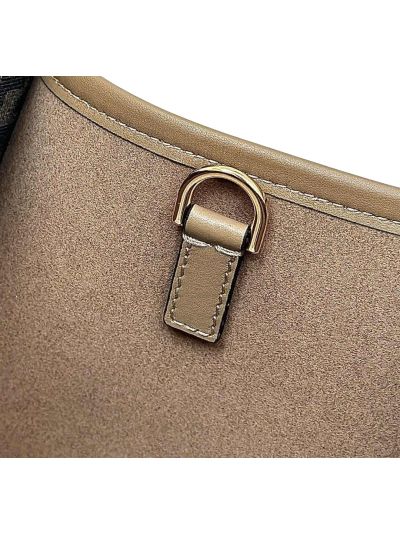 Fendi Sunshine Medium Tote Shopper Bag Brown FF Jacquard Fabric 8572M Brown 2523521