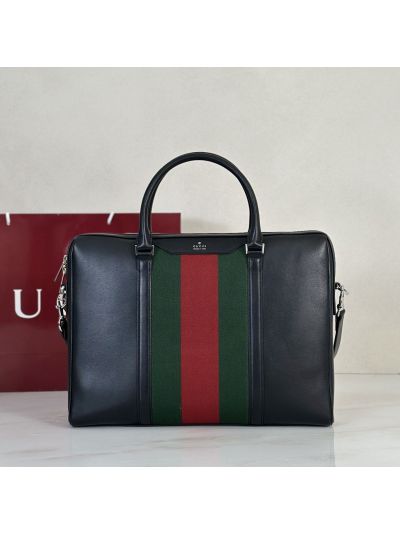 Gucci GG Black Medium Briefcase 792077