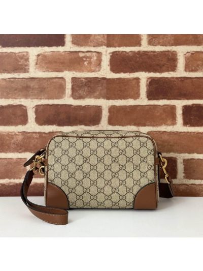 Gucci GG Canvas Crossbody Bag in Beige/Tan