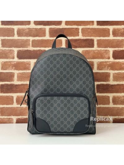 Gucci GG Emblem Medium Backpack 821159 in Grey
