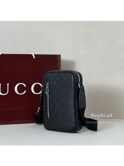 Gucci GG Emblem Small Crossbody Bag 850238 in Black