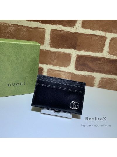Gucci GG Marmont Card Case 657588 in Black