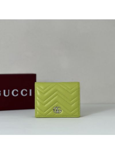 Gucci GG Marmont Card Case Green 466492