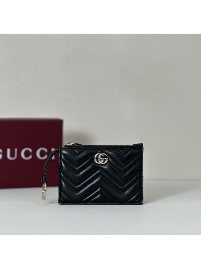 Gucci GG Marmont Card Case in Black