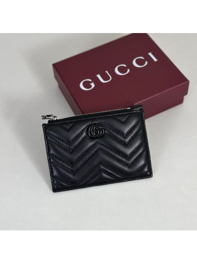 Gucci GG Marmont Card Case in Black