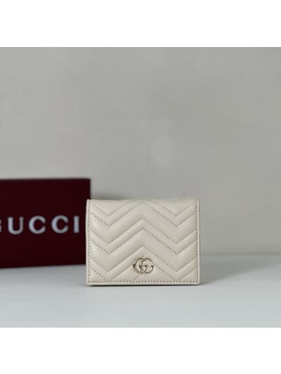 Gucci GG Marmont Card Case White 466492
