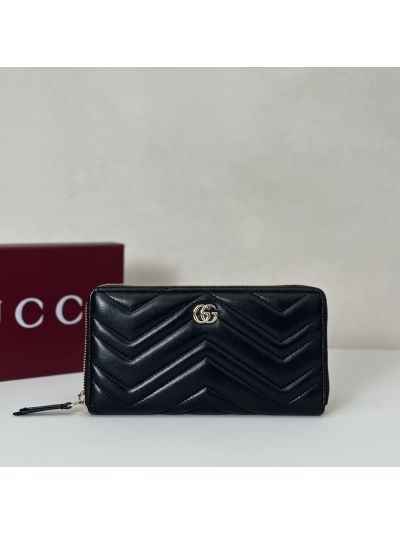 Gucci GG Marmont Wallet in Black